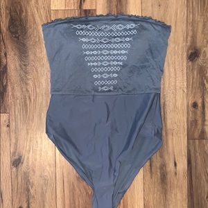 Aerie Strapless One Piece Swimsuit